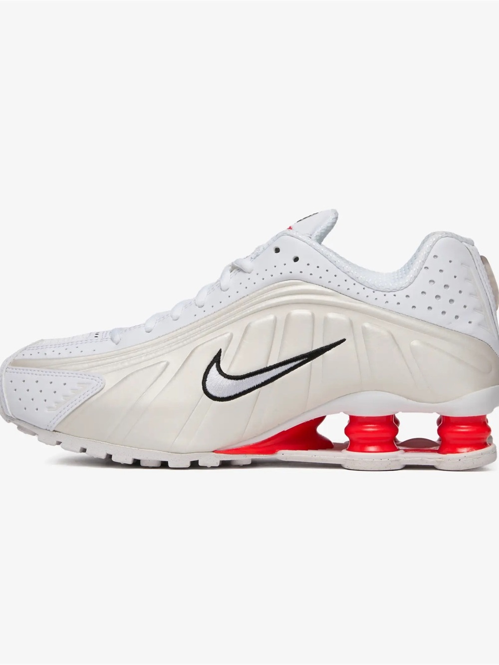 Nike Women's Shox R4 "White/Phantom" Running Shoes AR3565-103 Size 6